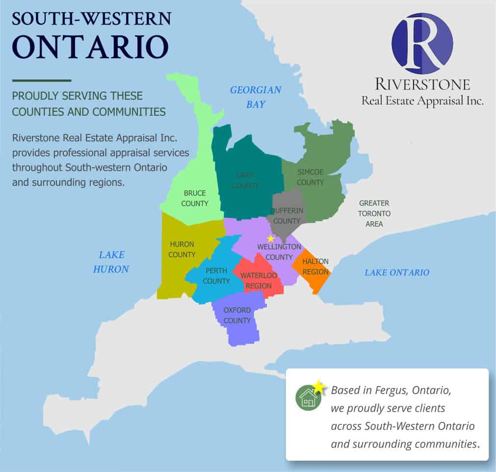 Southern Ontario map Map of Southern Ontario Counties